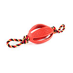 Juguete para perros TK-Pet SportDog pelota de rugby con cuerda
