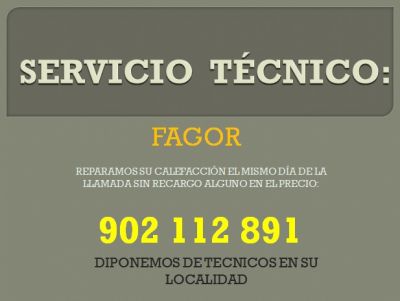 Servicio Tecnico Fagor Barcelona 932 060 442