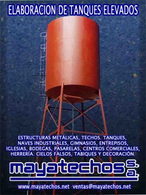 Tanques Elevados de metal para Agua Potable y Estructuras Met�licas