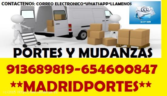 Mp/mudanzas(913)68.9819 baratas en las rozas,coslada,madrid