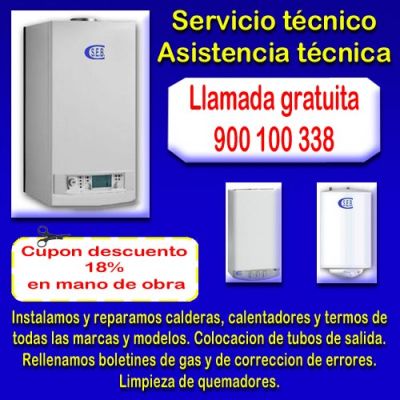 REPARACI�N CALDERAS/ SERVICIO TECNICO / FERROLI / CASTELLDEFELS / 900 100 058 