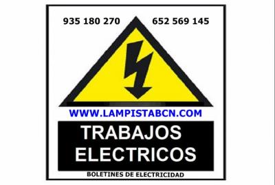 BOLETINES DE ELECTRICIDAD EN MOLINS DE REI 652 569 145 BOLETIN AZUL, BOLETIN BLANCO  DE LUZ EN MOLIN