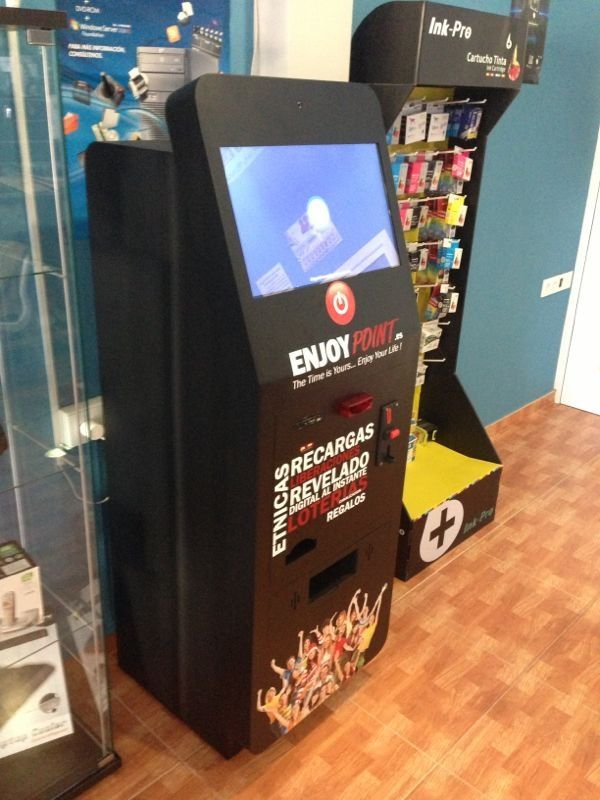Gane mercado con esta mquina de Recargas de mvil, Liberaciones, Paysafecard...