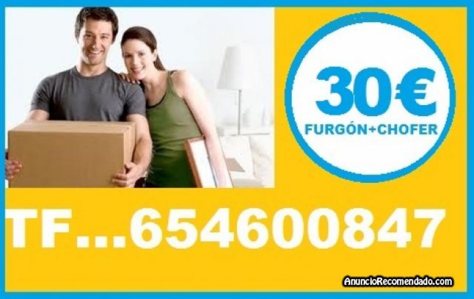 De:lunes a domingos(mudanzas)91x368x9819 portes en chamberi 30�