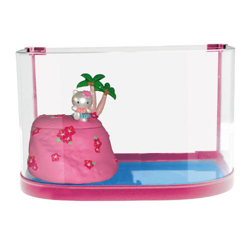 Tortuguera infantil de cristal con perfil curvo Hello Kitty