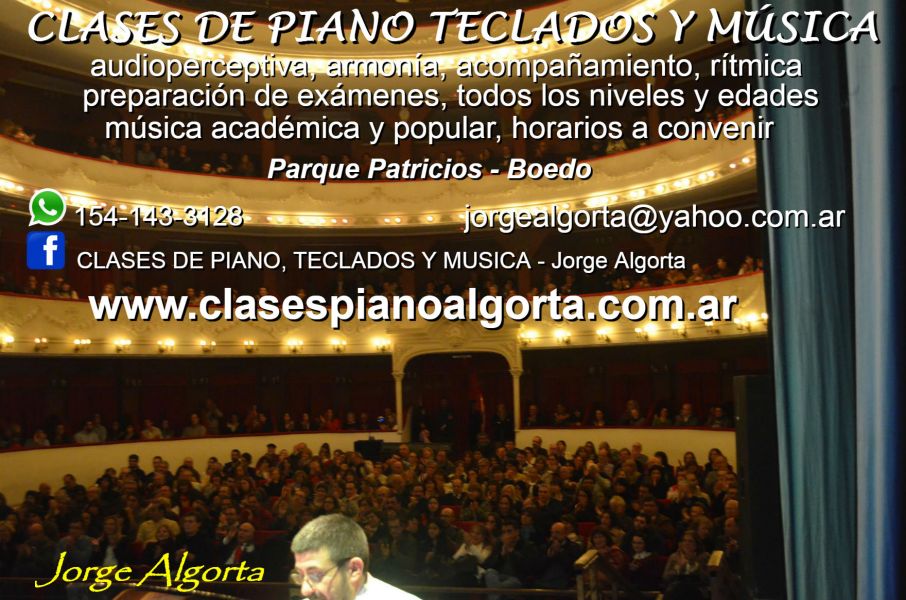 Piano, teclados, musica, clases particulares