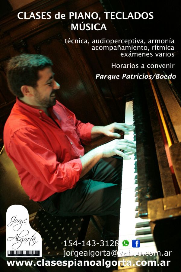 Ense�anza piano, teclados, musica