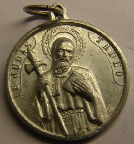  Medalla y cruces san judas tadeo 