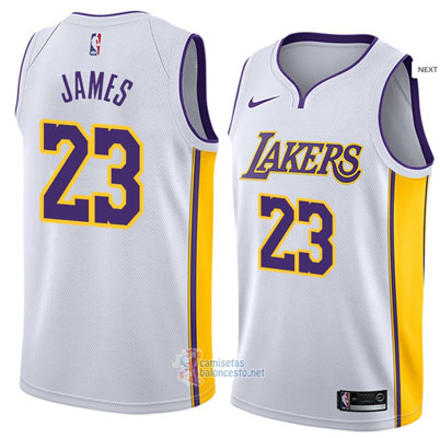 Camiseta Lakers Lebron James 23 2017-18