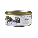 Alimento h�medo para gatos Breed Up Adult atun con salm�n 70 gr