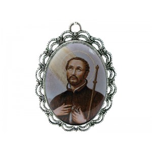 Medallas de virgenes y santos en esmalte