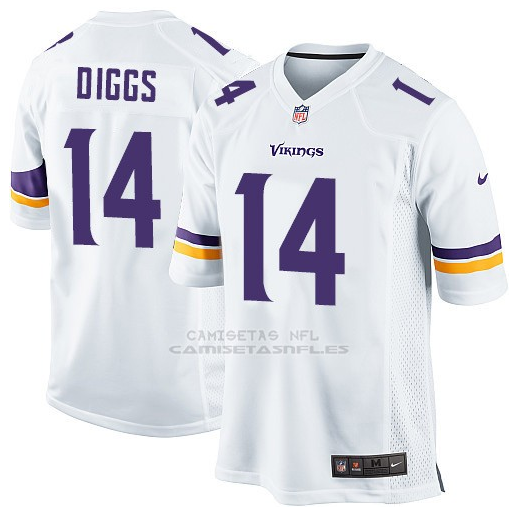 Camiseta Minnesota Vikings Diggs Blanco  