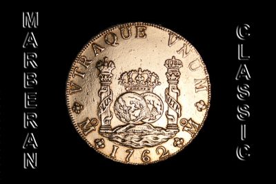 MONEDA  8 REALES DE PLATA DE CARLOS III M�JICO 1762 (COLUMNARIO)