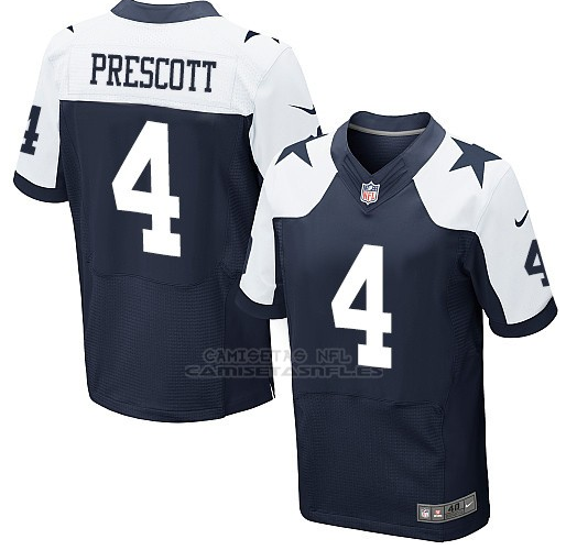 Camiseta Dallas Cowboys Prescott Profundo Azu 