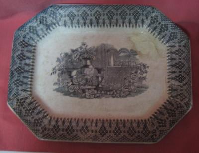 Plato Rectangular de Ceramica de Cartagena