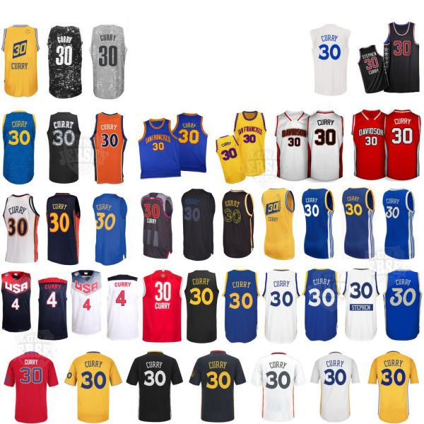 Camiseta Autentico Golden State Warriors Curry Azul