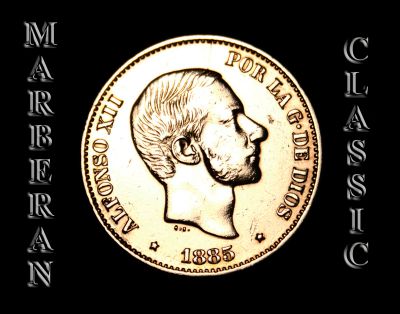 MONEDA  50 CENTAVOS DE PESO DE PLATA DE ALFONSO XII 1885 (FILIPINAS)