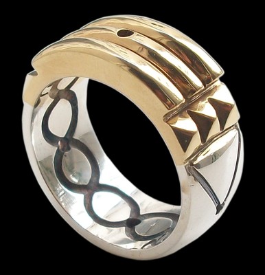 Anillo atlante en oro o en plata