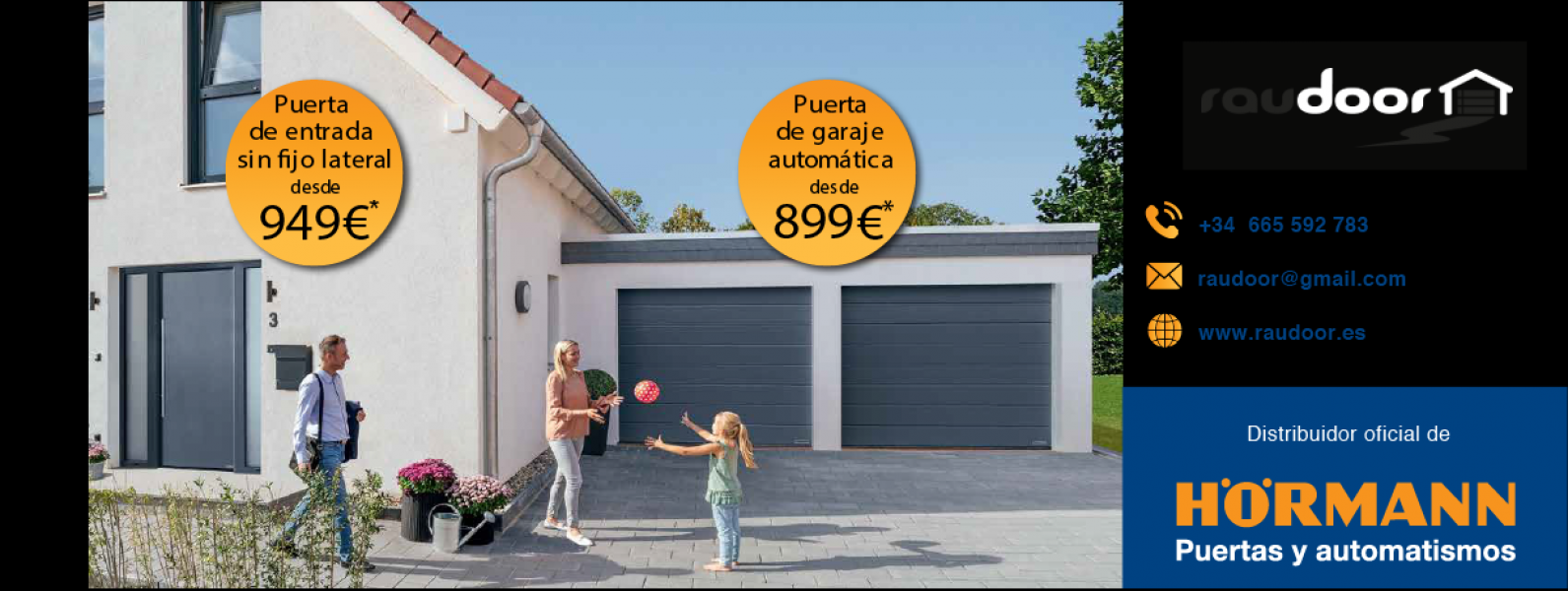 Puertas de entrada y garaje autom�ticas