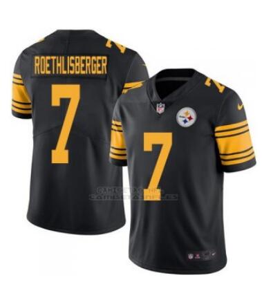 Camiseta Pittsburgh Steelers Roethlisberger Negro