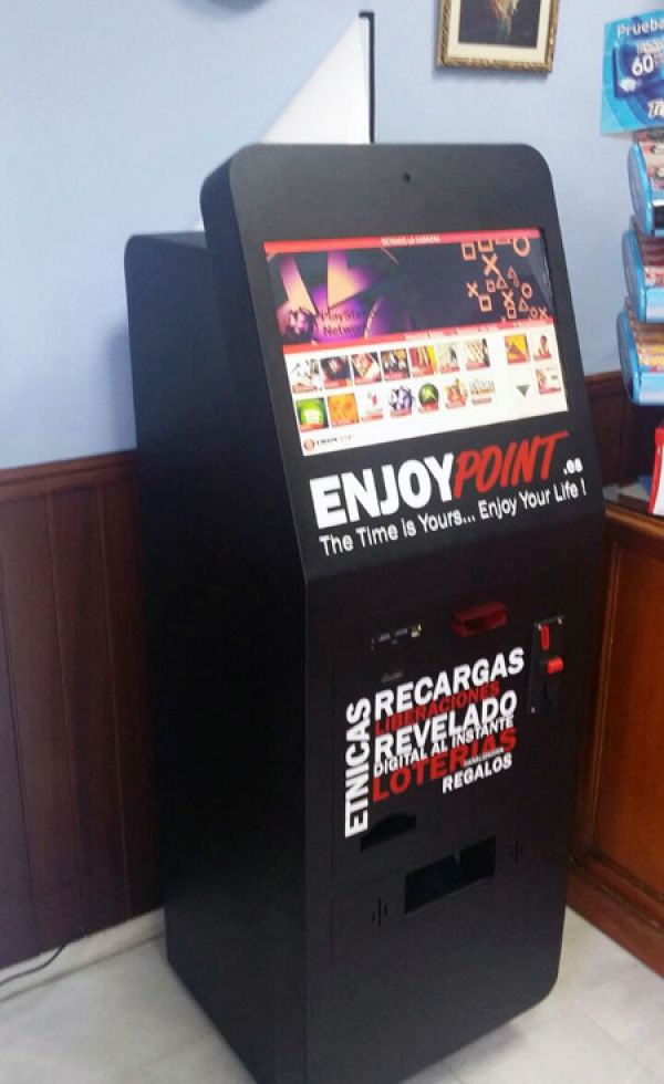 M�quina multiservicio con recargas m�vil, liberaciones...