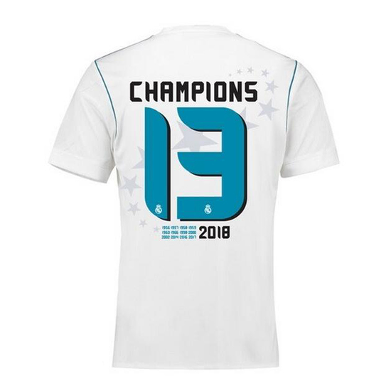 Camiseta Real Madrid Champions 13 Primera 2017-2018