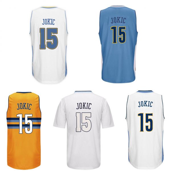 Camiseta Denver Nuggets JokicAmarillo