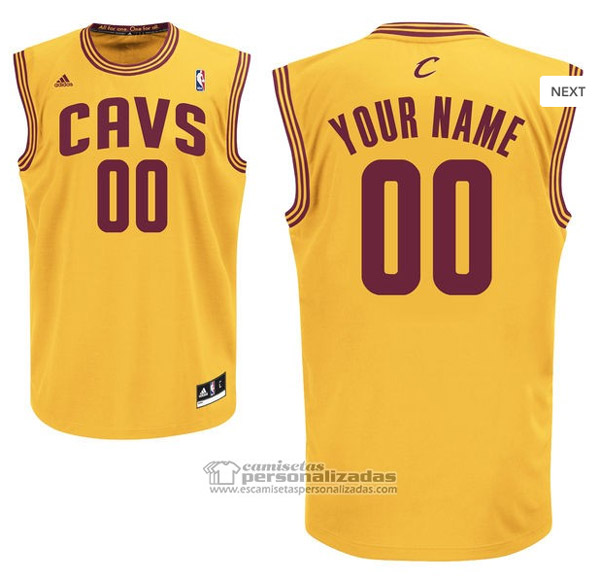 Camisetas NBA Cleveland Cavaliers Personalizada