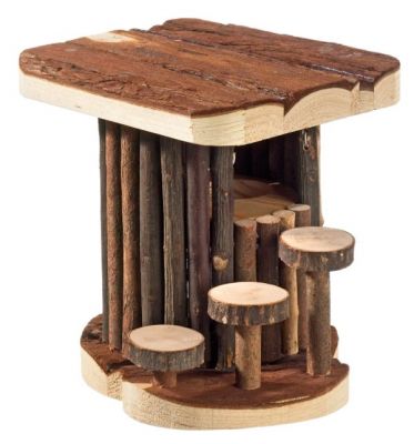 Chalet de madera para hamster