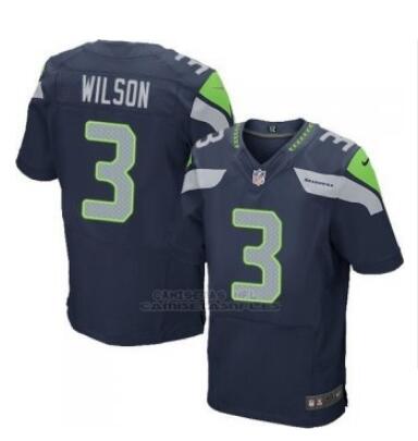 Camiseta Seattle Seahawks Wilson Profundo Azul