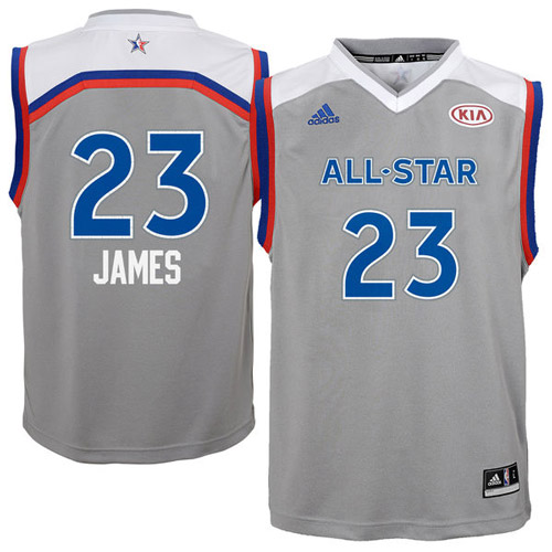 Camiseta All Star 2017 Cavaliers James Gris