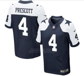 Camiseta Dallas Cowboys Prescott Profundo Azu