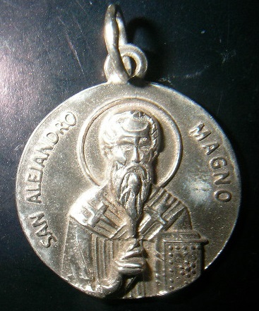 Medalla san Alejandro en oro o en plata